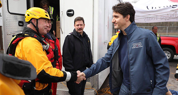 Only Trudeau could cause a PR nightmare while joining a relief effort