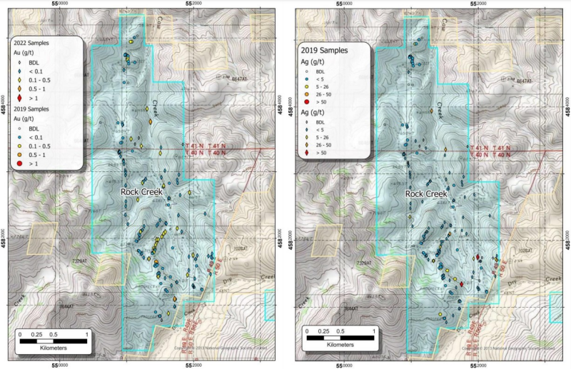 Crestview Exploration Announces Latest Results from the 2022 Sampling Program at the Rock Creek Gold Project in Elko County, Nevada
