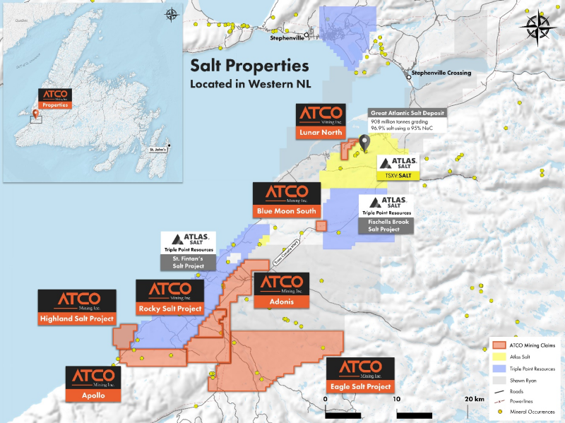 Atco Mining Acquires the Highland Project in the  St Georges Basin Based on Historically Defined Gravity Anomaly