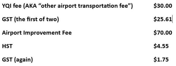 Airport fees
