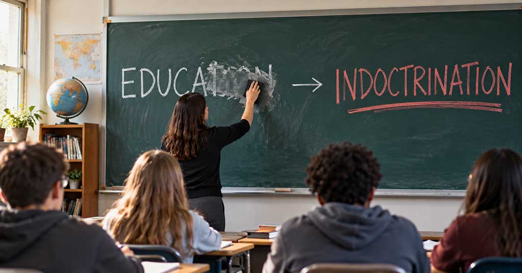 Kids need to be protected from school indoctrination